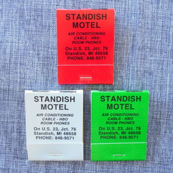 Standish Motel - Matchbooks